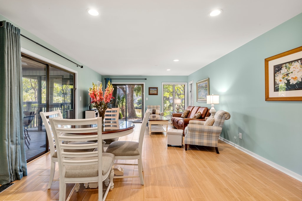 Dining and Living Areas