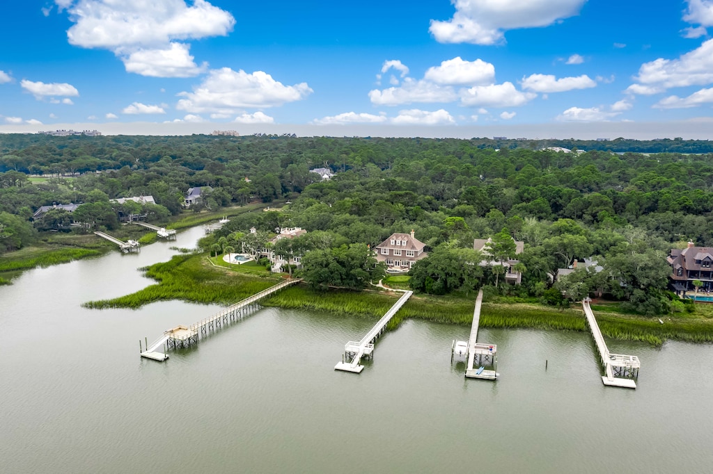 Aerial view of home