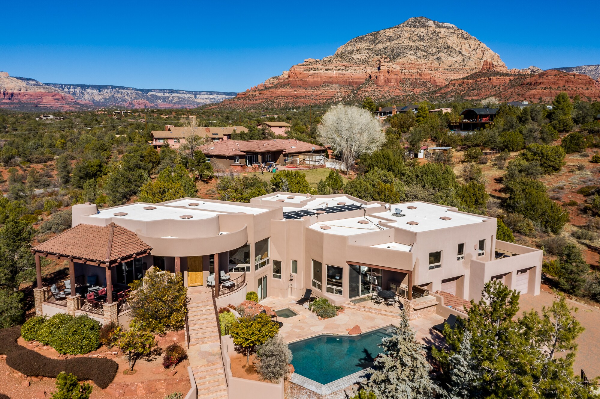 Luxury Home on 2.33 Acres and Perched on a Hilltop