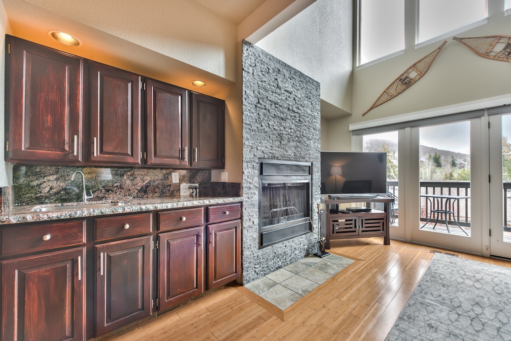 Living Room with Bar