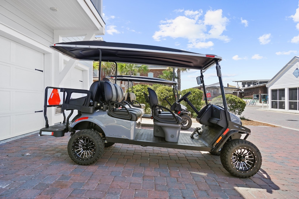 6 Seater Golf Cart Included with Your Rental