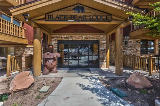 Front Entrance into Black Bear Lodge