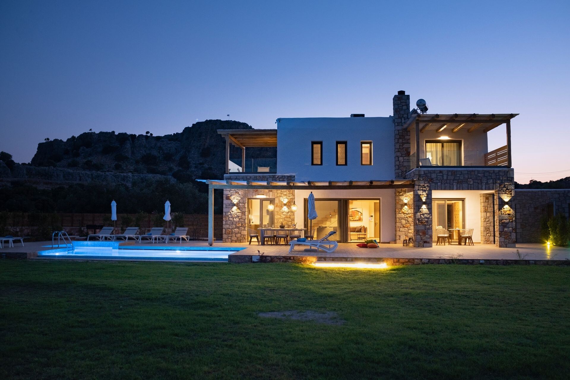 Property Image 1 - Blue Dream Luxury Villas Deluxe 3bedroom villa with private pool- Villa Alkyoni