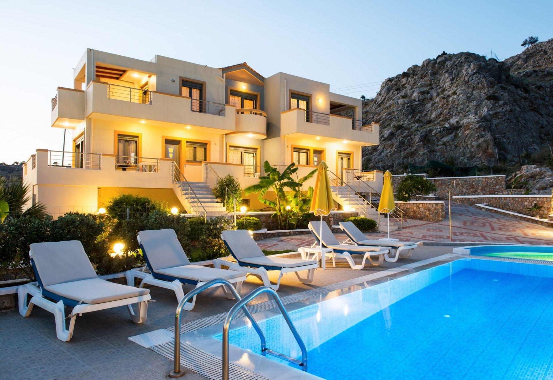 Property Image 1 - Pefki Sea View Villas Rhodes Six-bedroomed villa for up to 12 people with private pool