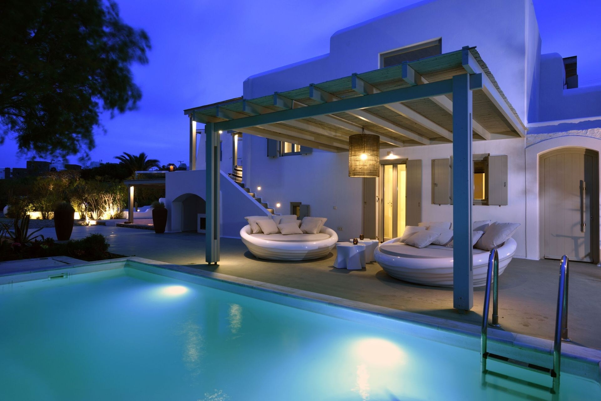 Property Image 1 - Amalgam Homes Mykonos Dafni | Luxury Villa with Private Pool and Sea view