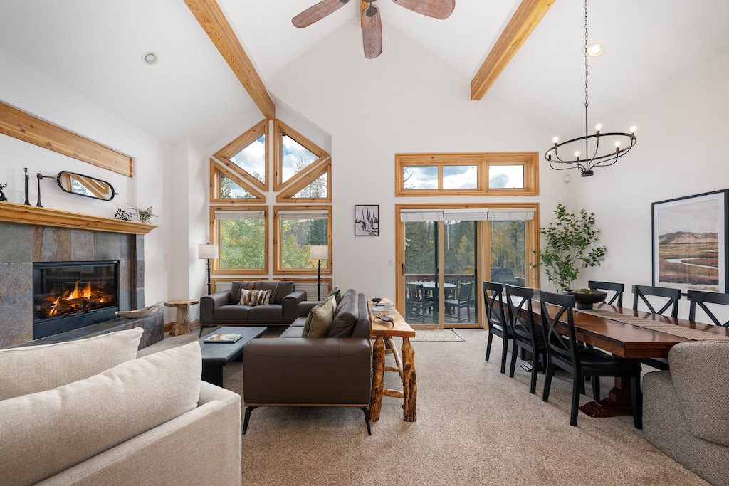 SWP 341 Timber Lake living and dining areas