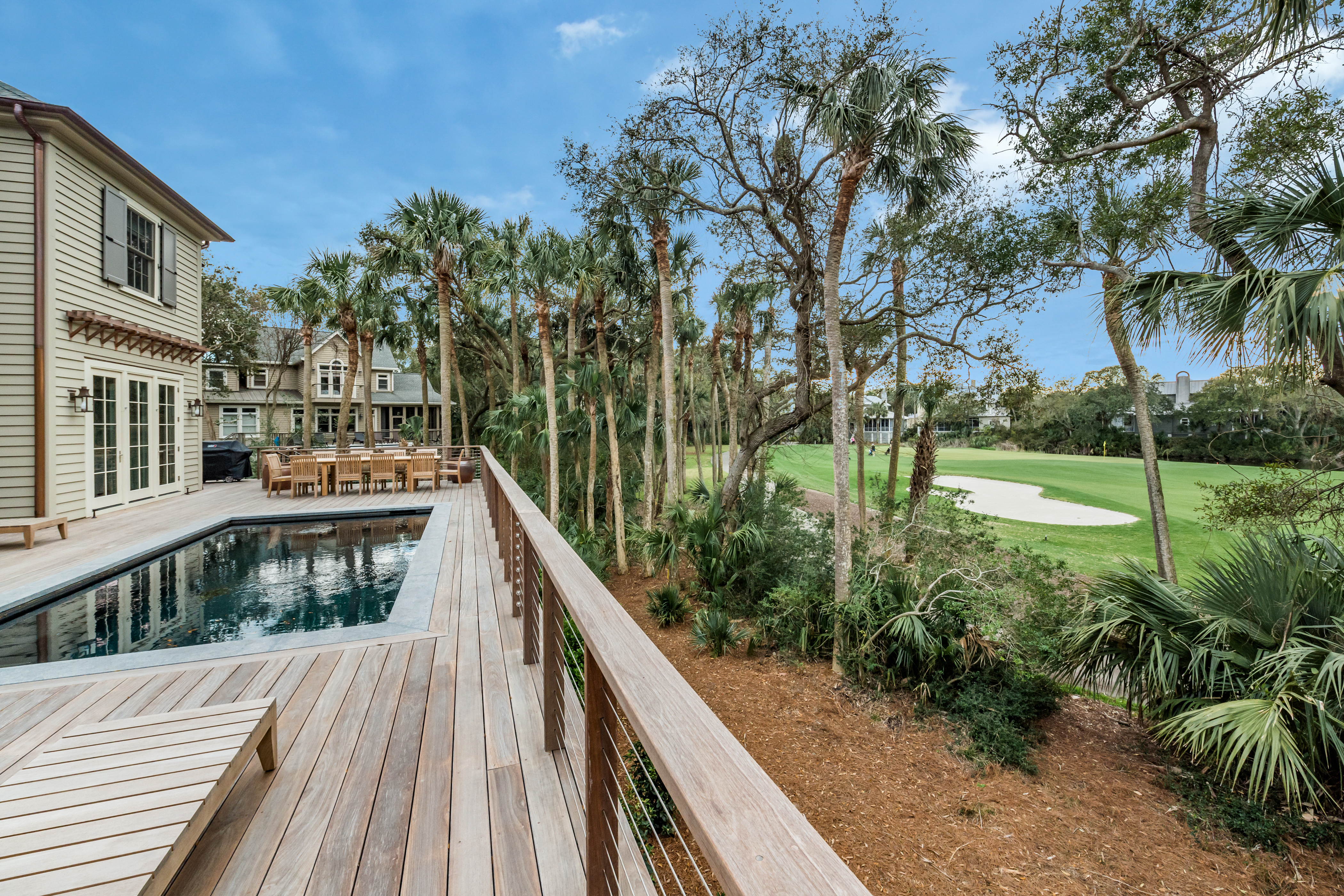 Deck with Golf Course Views