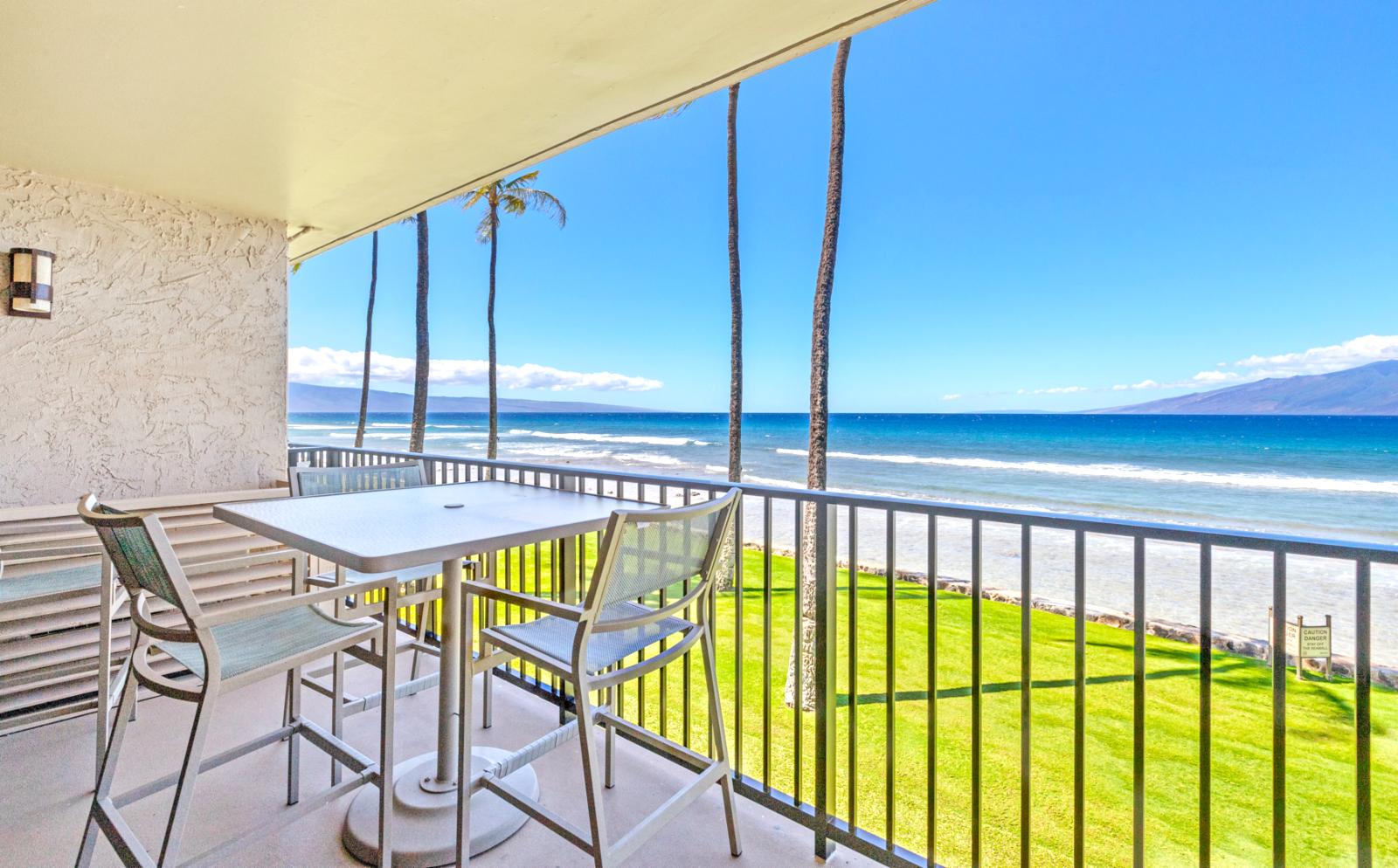 Property Image 1 - Unit 207; Ocean Front Upgraded Spacious 1B/1B with beach gear