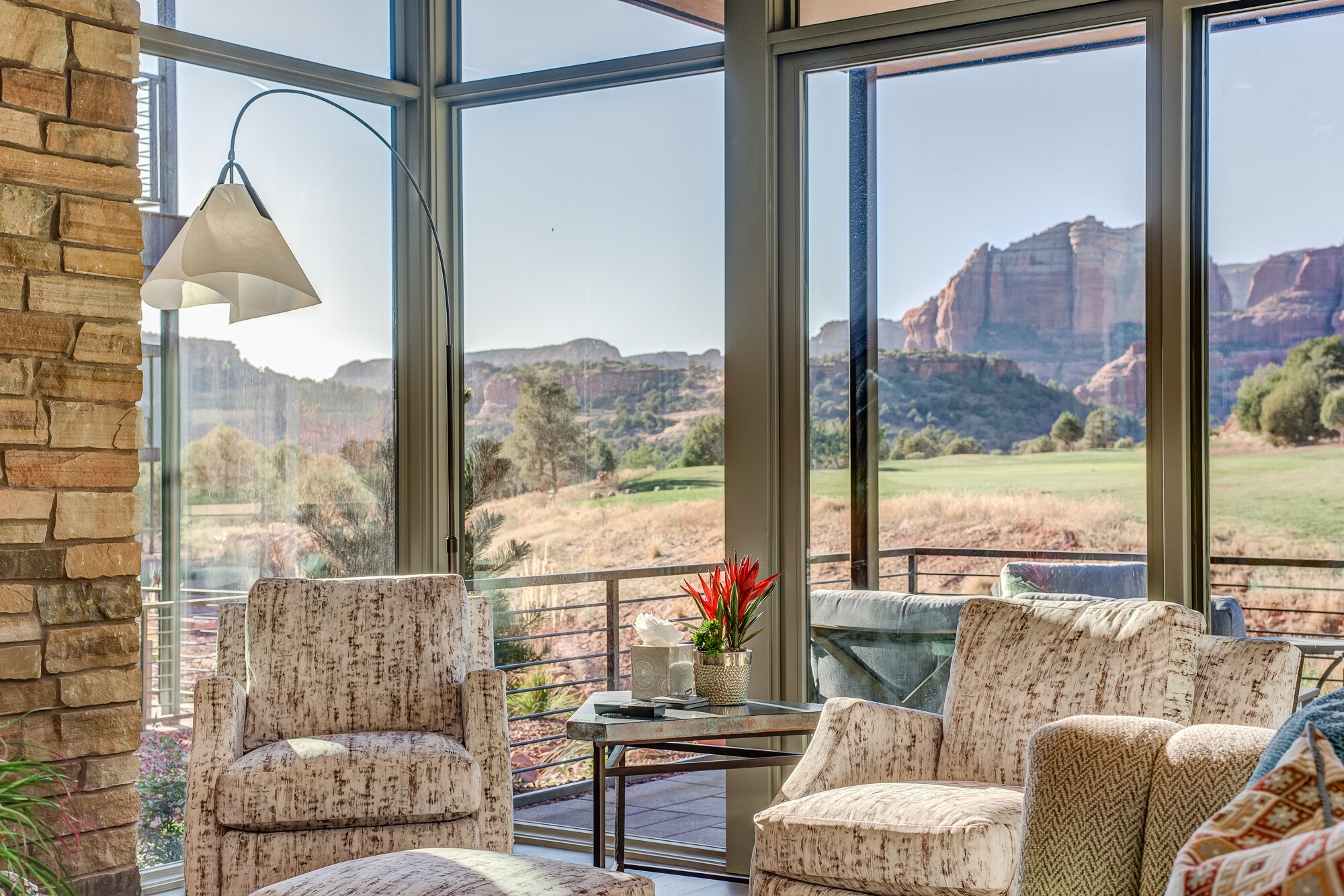Patio Access with Golf Course and Mountain Views