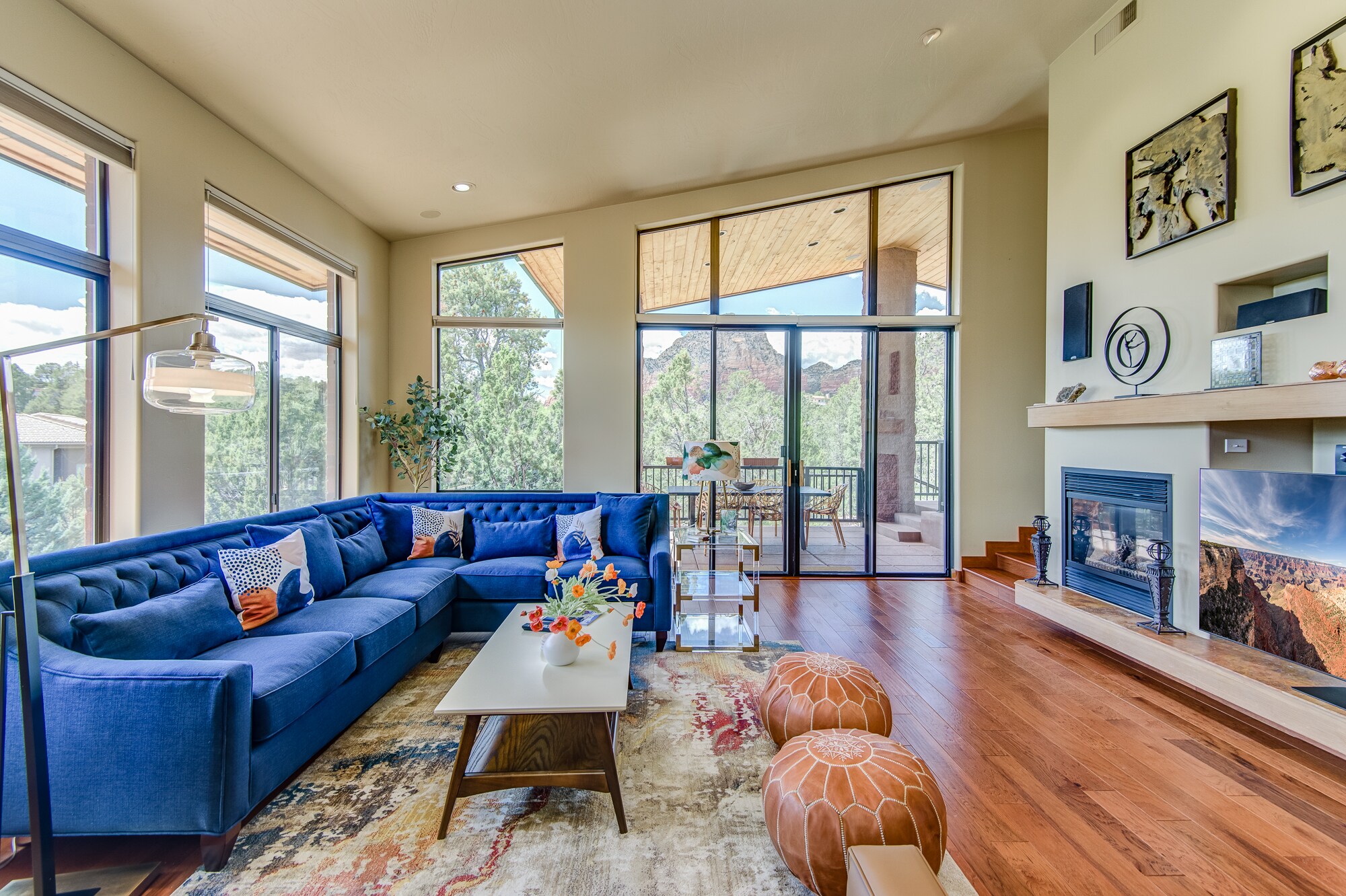 Remodeled Home with Stunning Hardwood Floors, High Ceilings and Amazing Views