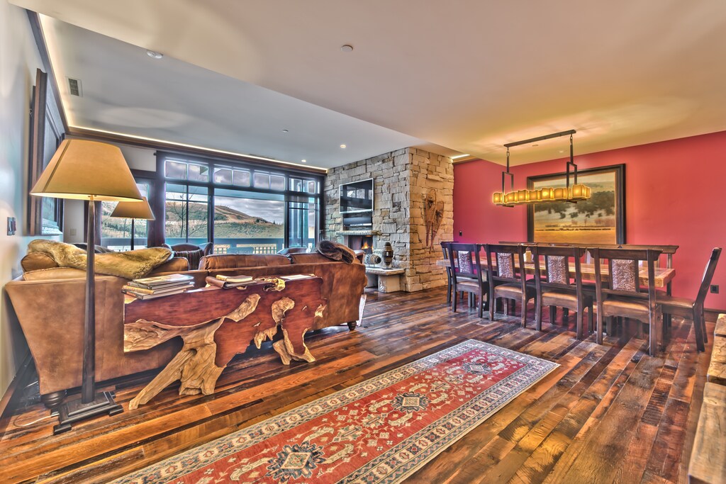 Living Room and Dining Area