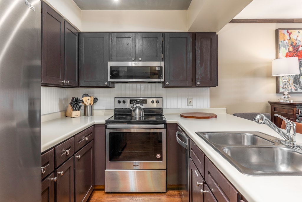 Modern Kitchen Equipped with all the Basics