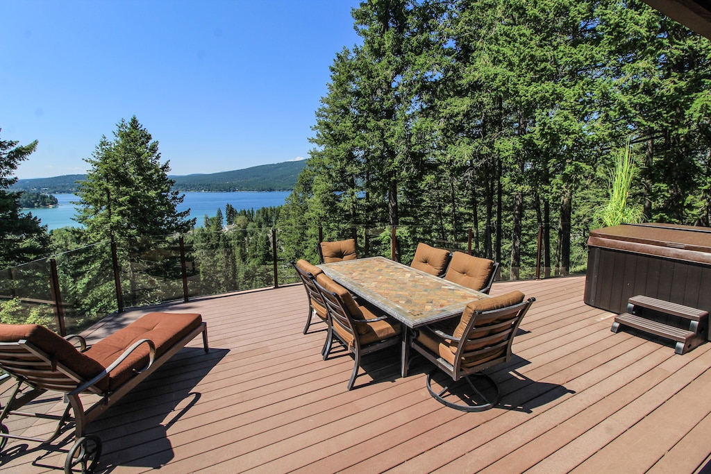 Outdoor Dining and Relaxation at Its Finest - Overlooking Whitefish Lake