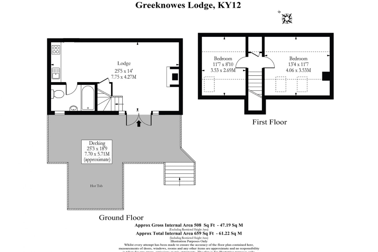 Greenknowes Lodge With Hot Tub and Wood Burning Stove