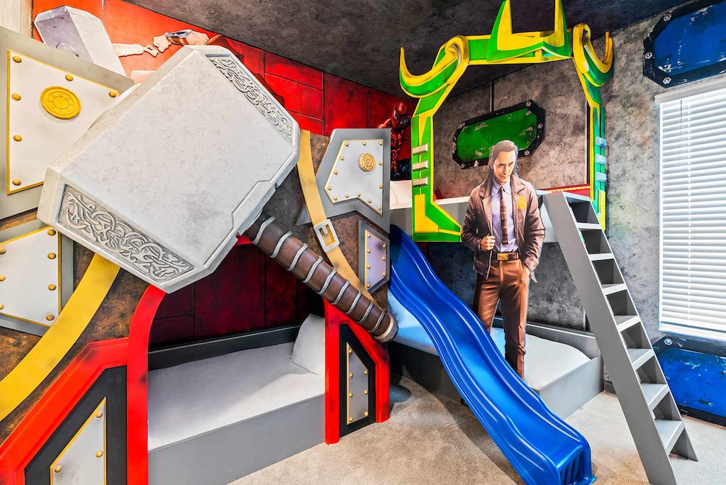 Superhero Hideaway *Theme Room 2* on Second Floor