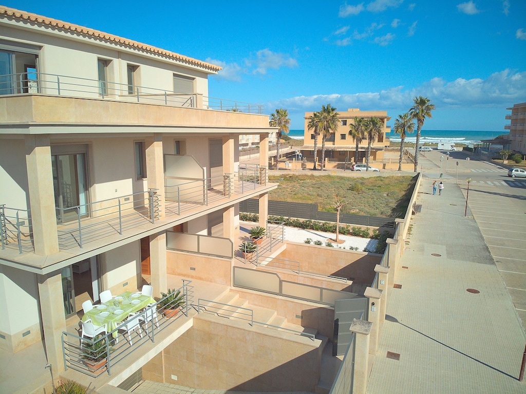 Sea views from the luxury villa in Can Picafort-Mallorca