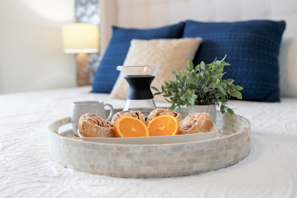 Wake up to waves and drink your coffee