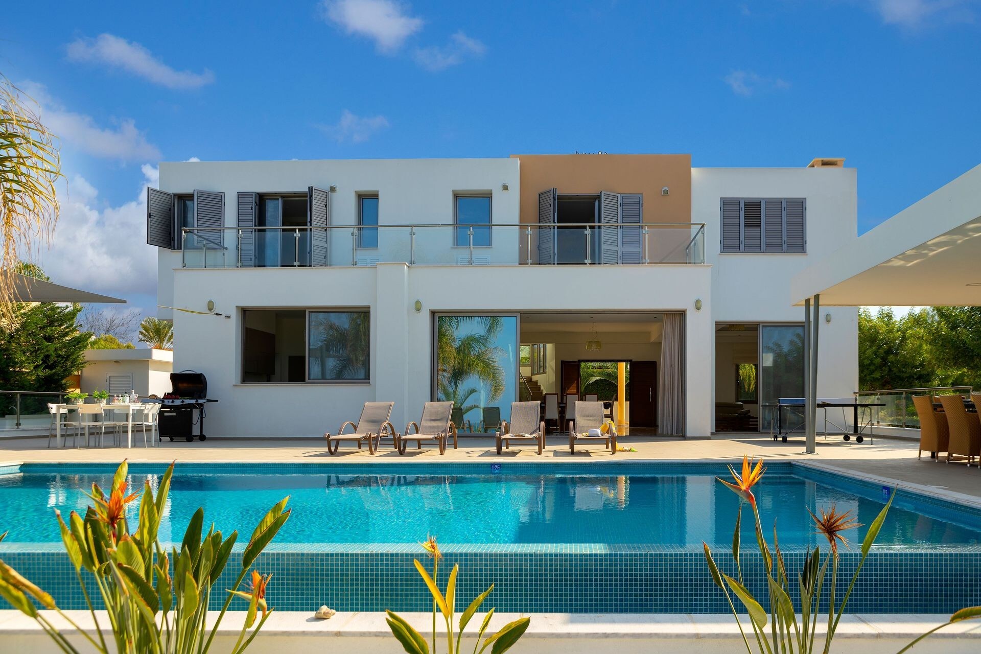 Property Image 1 - Eastmed Villas Paphos Limni Beach Villa | Beachfront Four Bedroom Luxury Villa