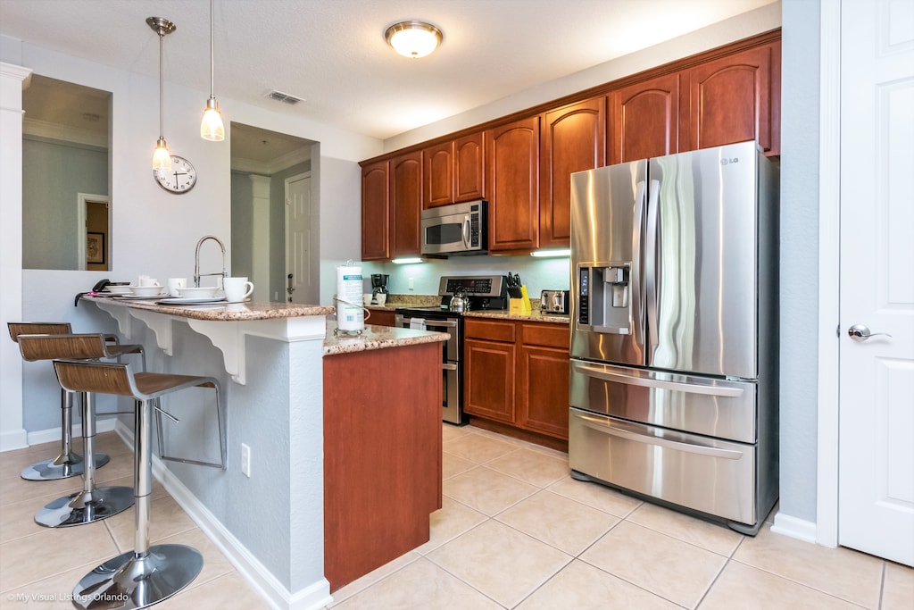 Sleek and Functional: Experience the best of both worlds in our Airbnb condo – a fully furnished, open-concept kitchen that blends style and practicality effortlessly.