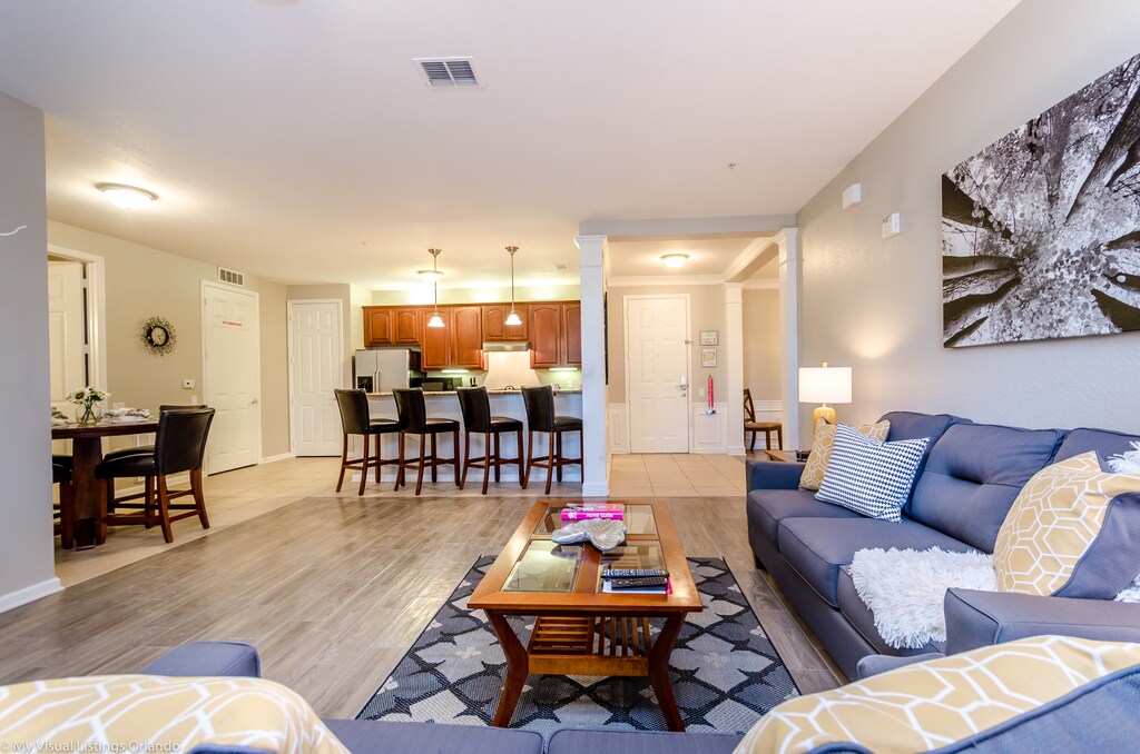 Seamless elegance unfolds in the living, dining, and kitchen area – where every detail whispers comfort and sophistication. This is more than a space; it's a canvas for unforgettable moments and cherished gatherings.