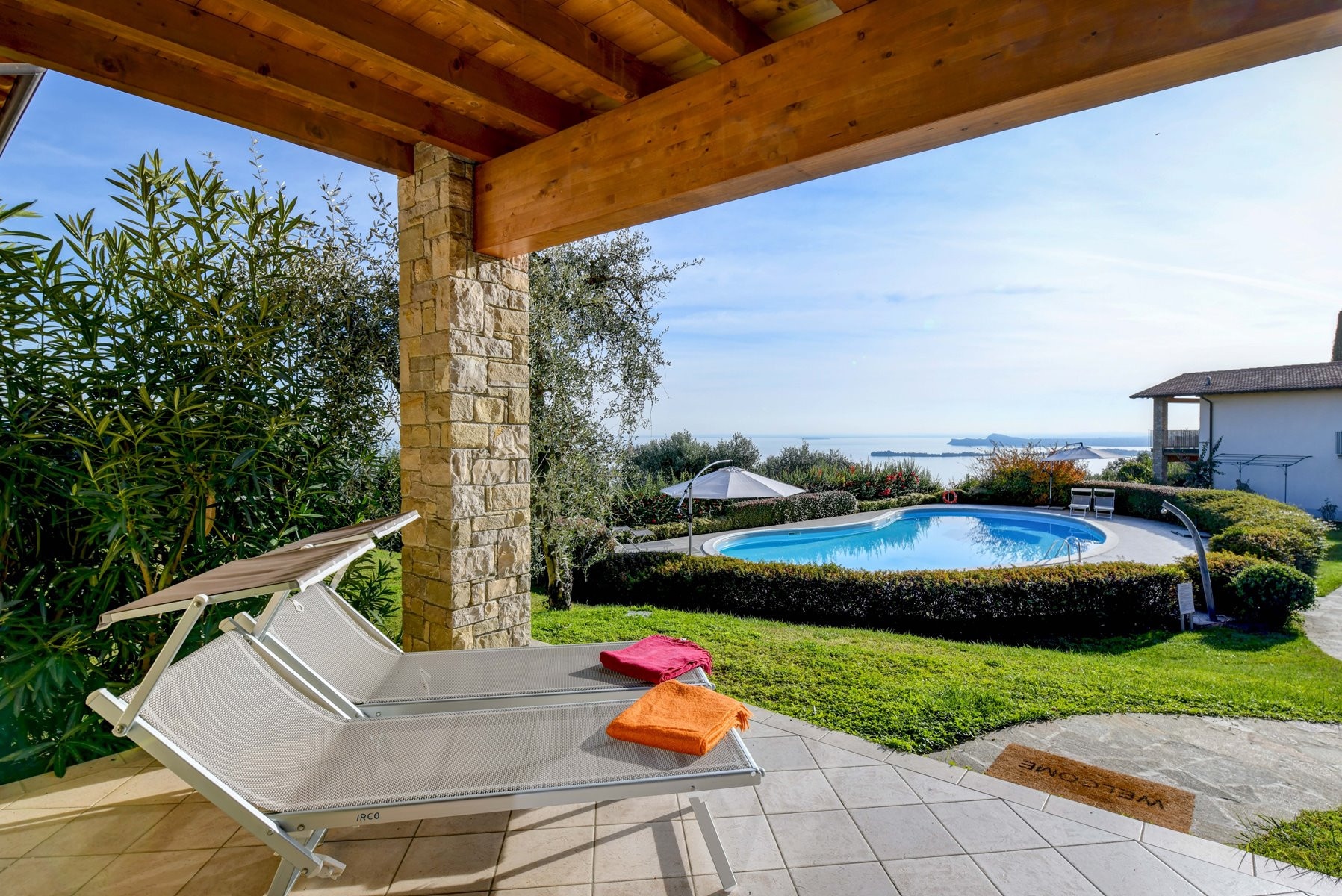 Property Image 2 - Nice apartment in Toscolano Maderno with lake view and pool