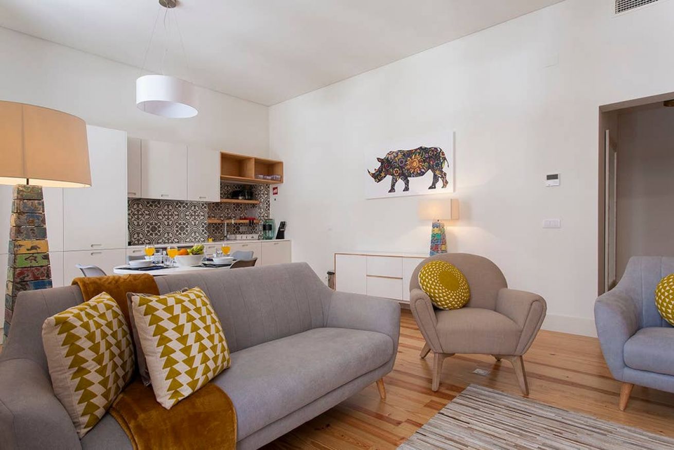 Property Image 2 - Fabulous & spacious 2-bed Apt in Baixa, downtown Lisbon