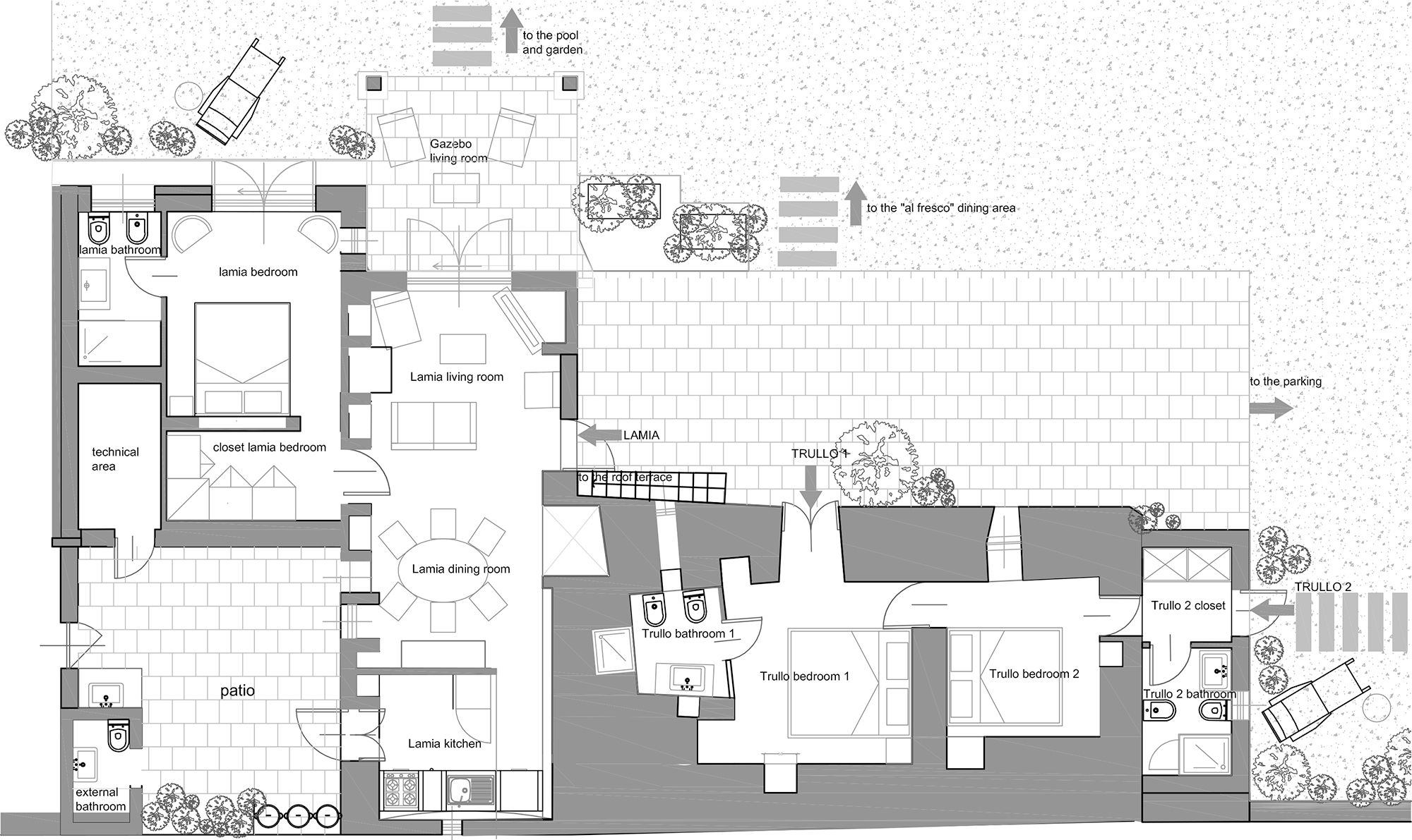 Trulli La Pietrina & Annexe