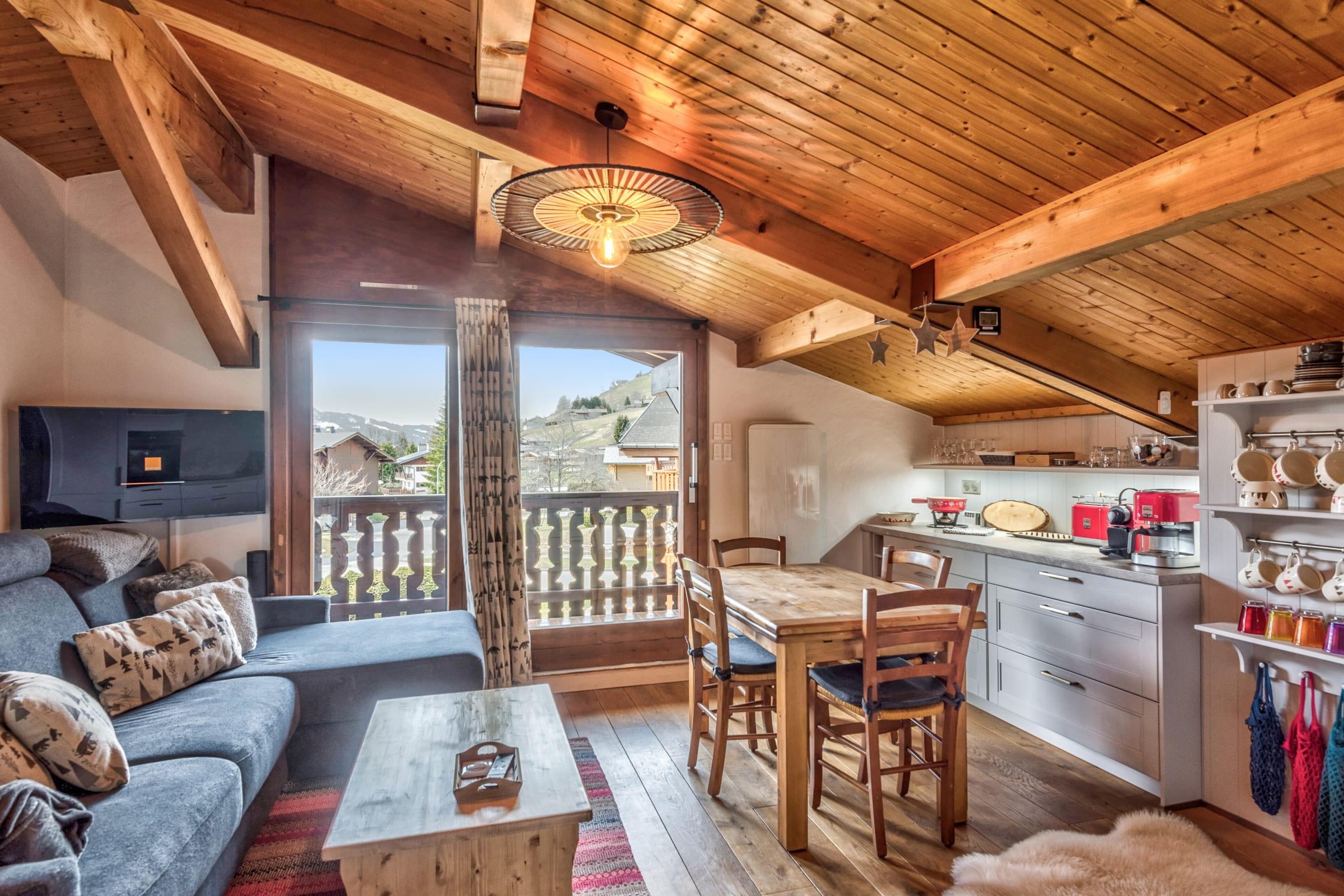 Property Image 1 - Beautiful appartement with a balcony and a splendid view - Megève