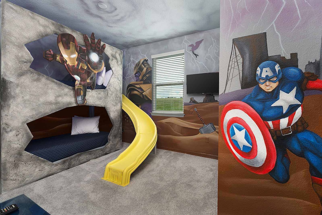 Superhero *Theme Room 1* on Second Floor