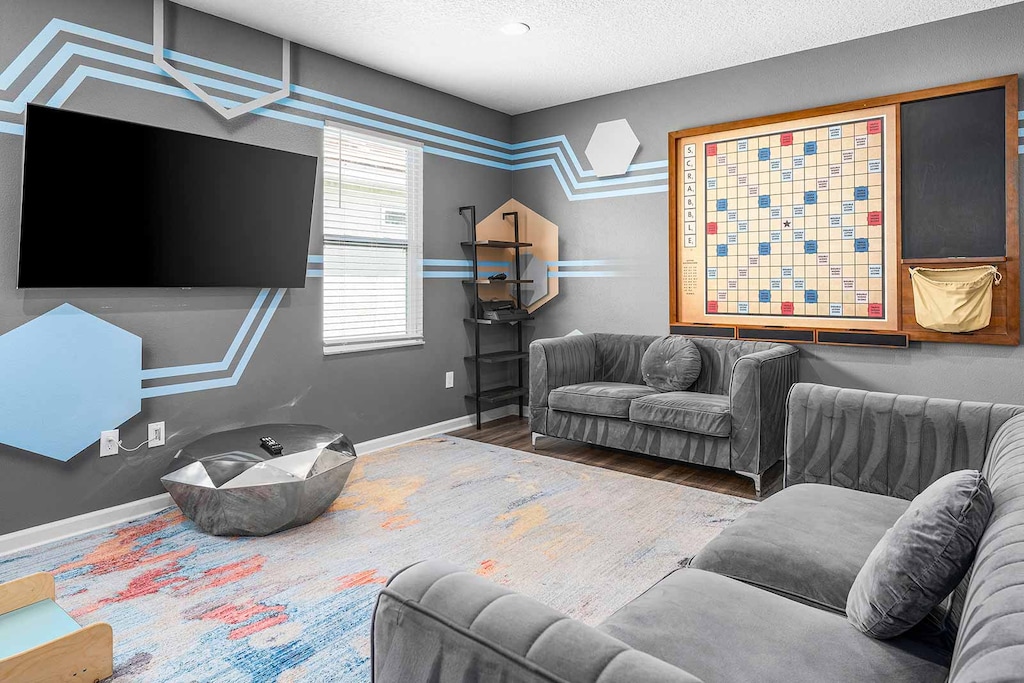 Loft w/ Air Hockey, Pool Table & Mini Jungle Gym