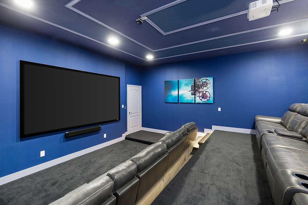 Private Movie Theater w/ Recliners