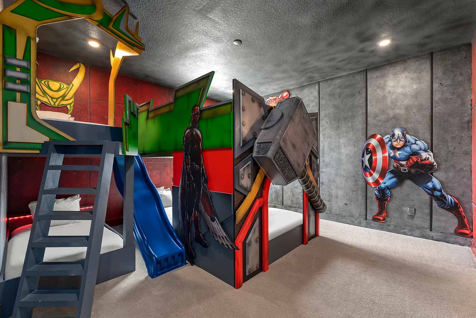 Superhero *Theme Room 1* on Second Floor