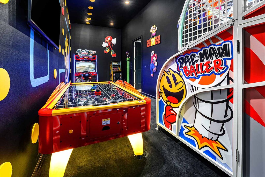 Arcade w/ Air Hockey + More