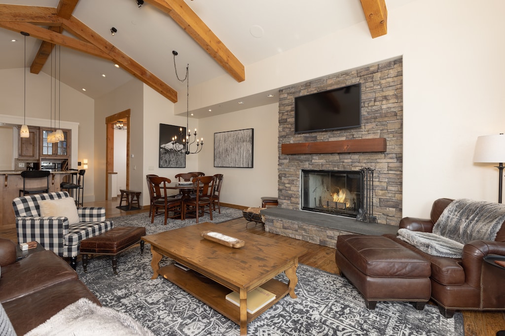 Cozy up by the fire | Main Level