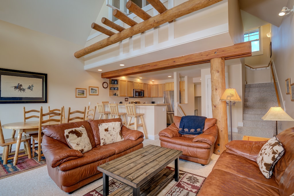 The rustic decor is authentically Montana | Main Level