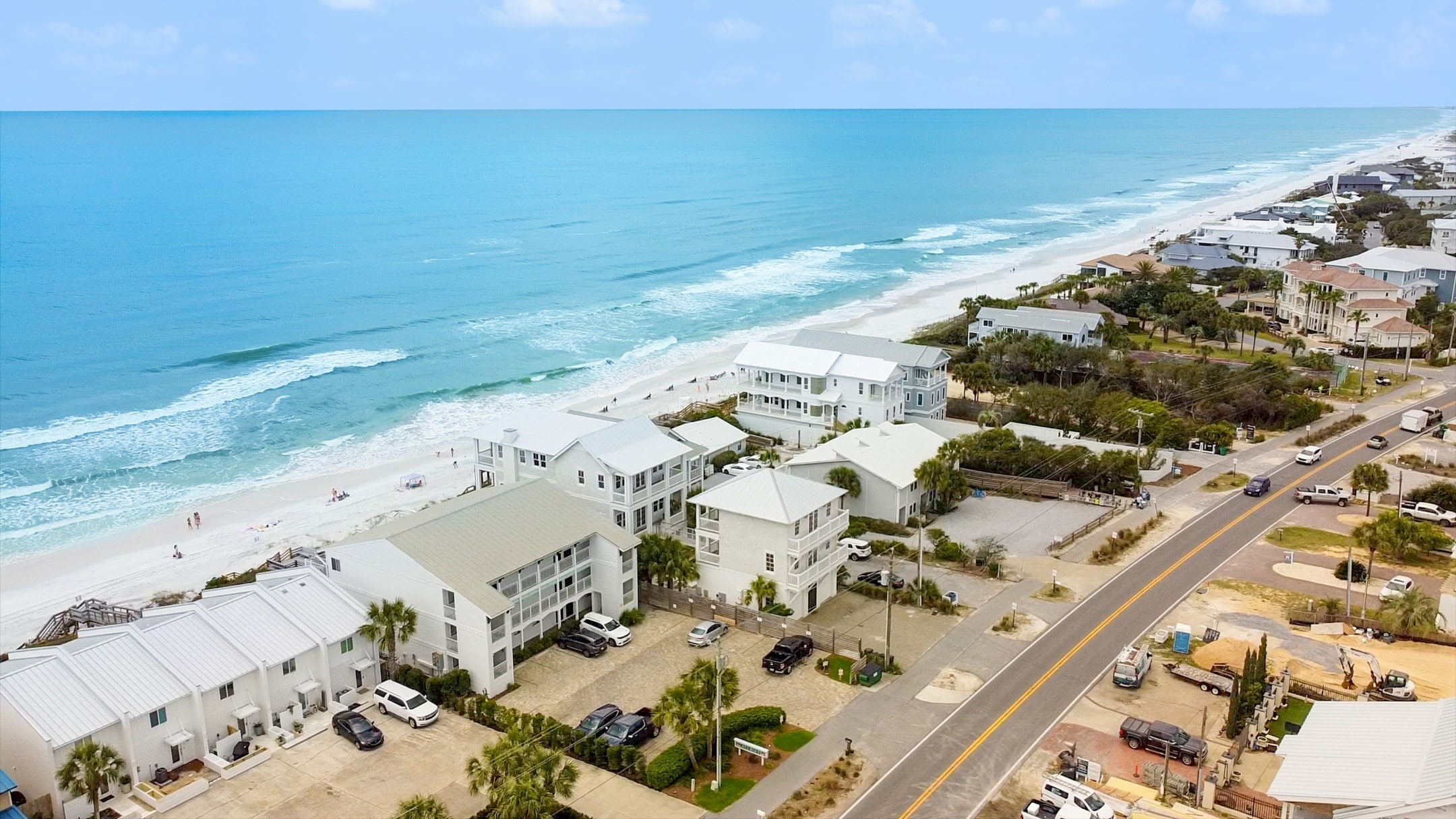 Oceanfront property for a perfect beach vacation.