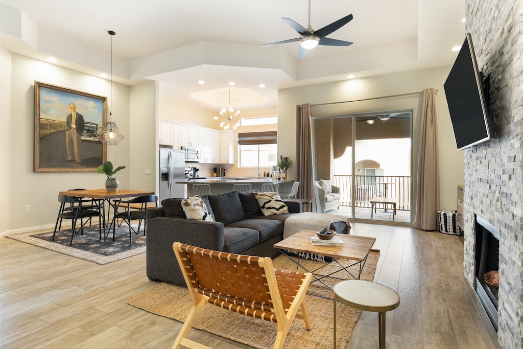 Contemporary interiors with tons of space.