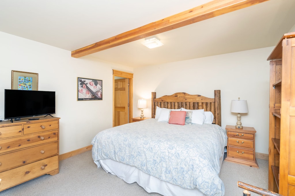 Primary bedroom features a king bed.