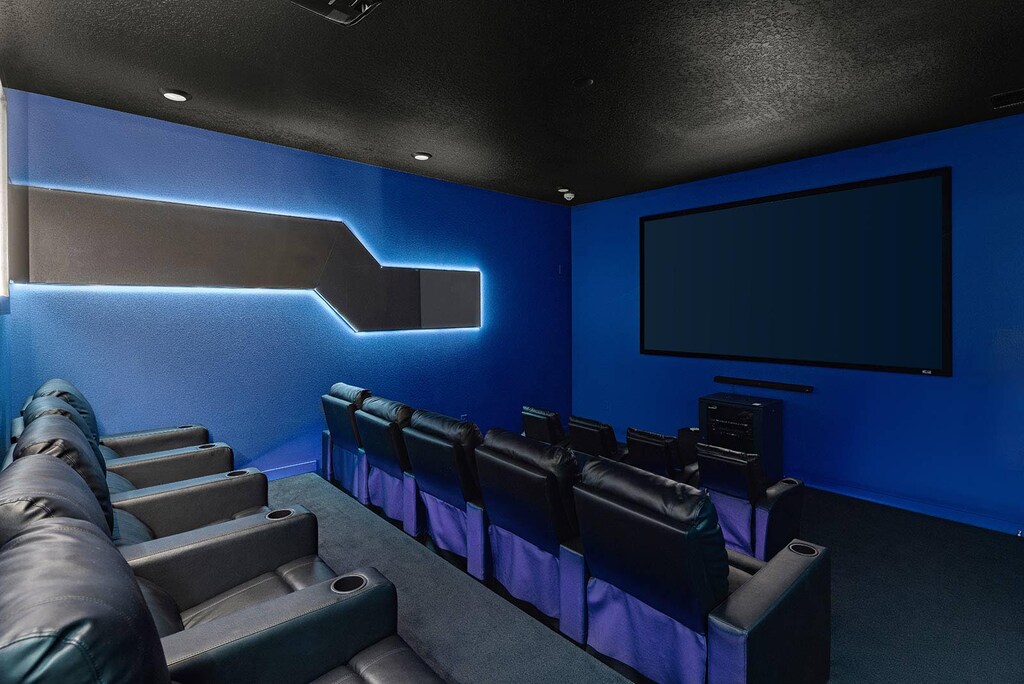 Private Theater w/ Recliners for Adults & Children