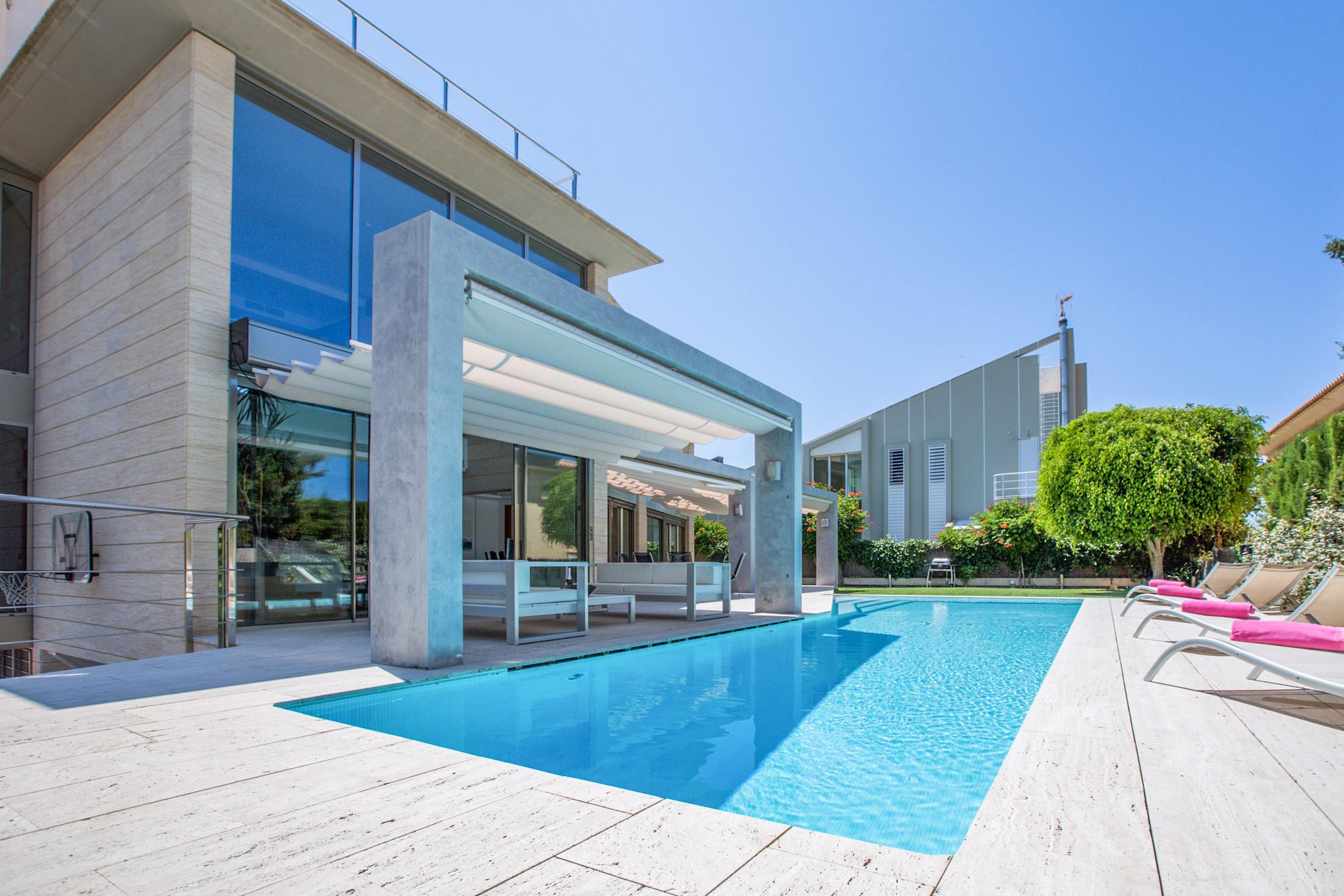 Property Image 1 - VILLA AGUSMAR - Modern beach house with small gym, leisure area, private pool and partial views to the sea