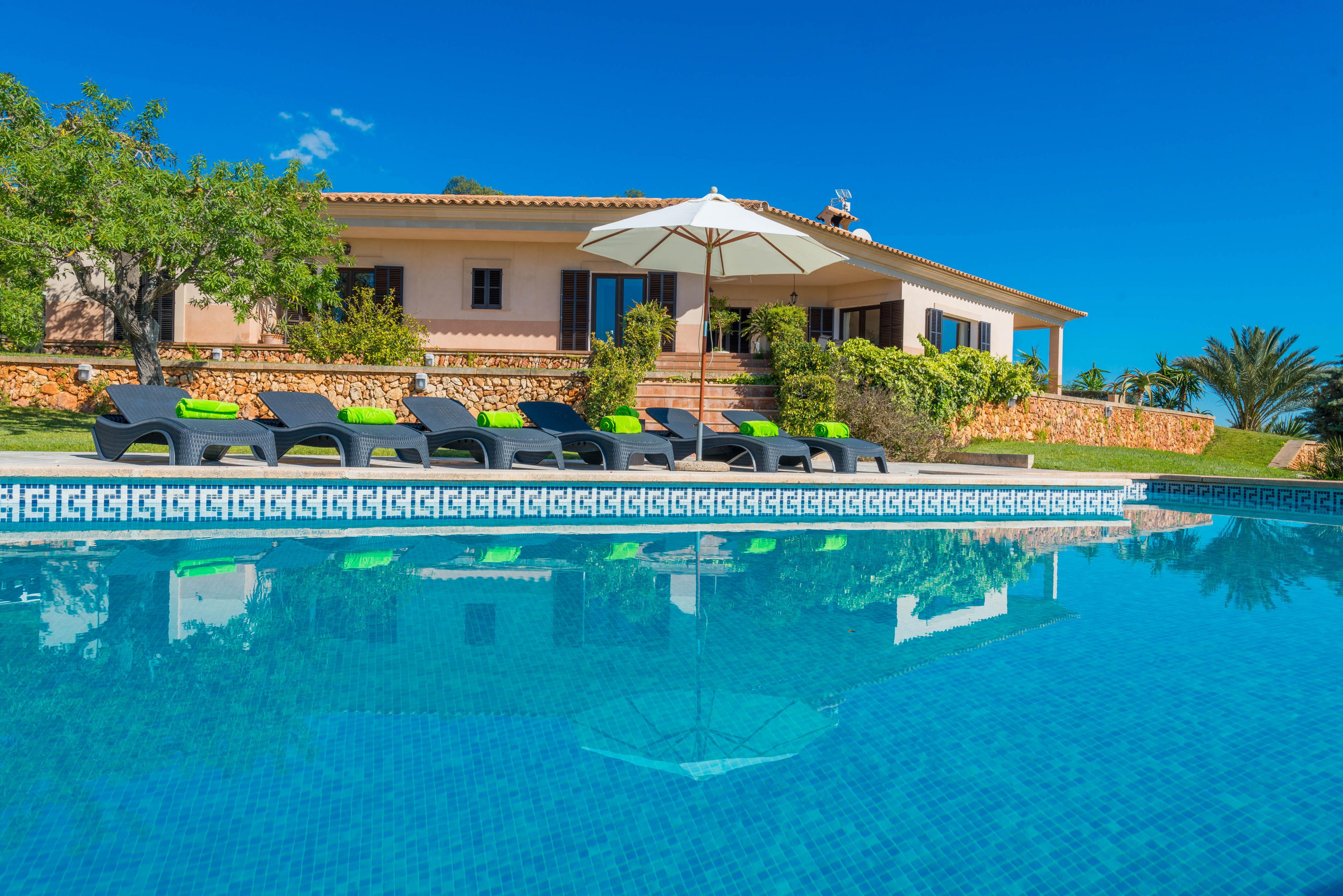 Property Image 2 - SA ROCA BLANCA - Amazing villa with private pool and breathtaking views. Free WiFi