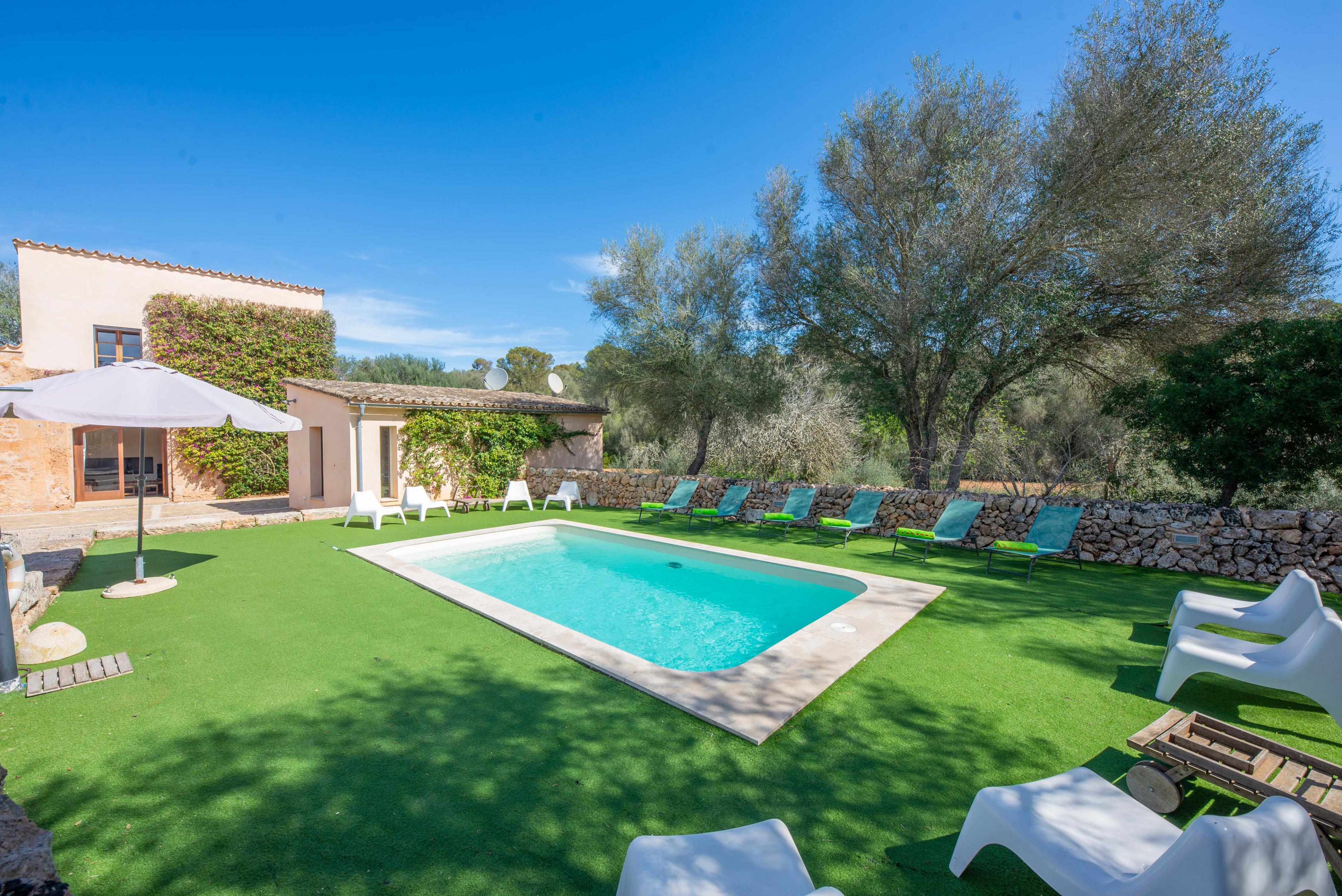 Property Image 2 - CAN PERE RAPINYA - Authentic Majorcan villa with private pool, located amidst nature and greenery Free WiF