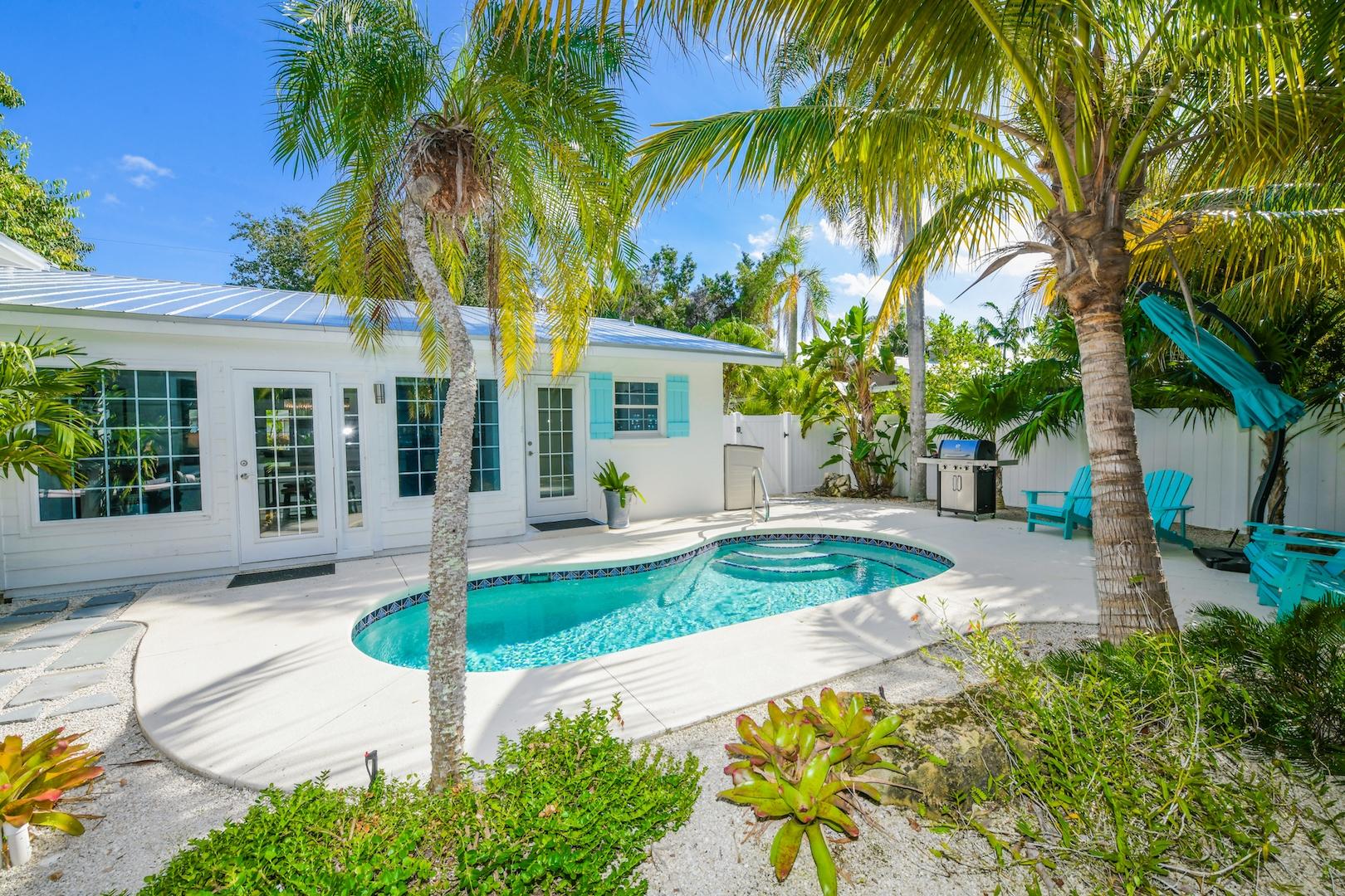 Property Image 1 - A Wave From It All - New Luxury Renovated Home! Heated Pool, Cabana, Hammock, Walk to Beach