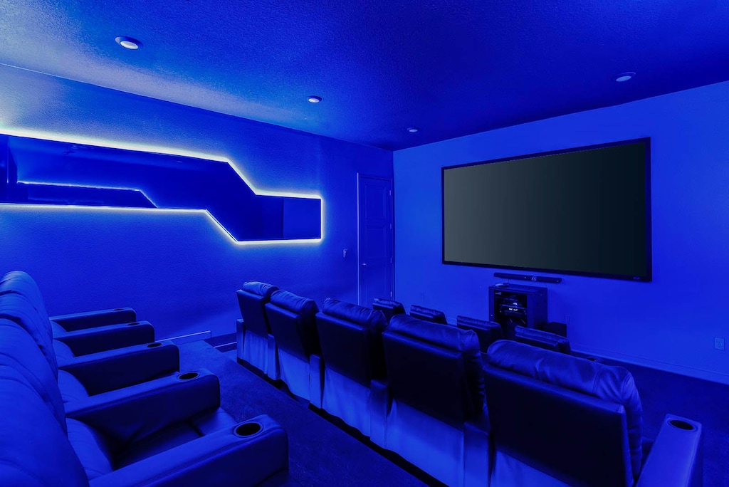 Private Theater w/ Recliners for Adults & Children