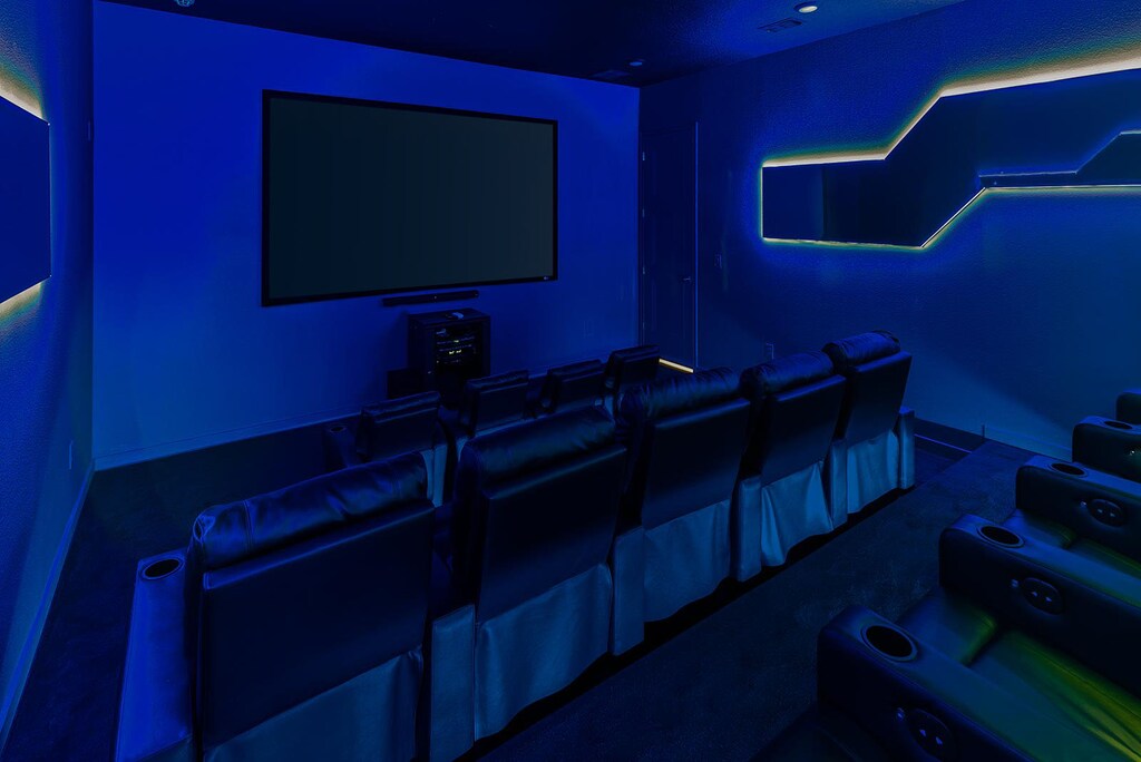 Private Theater w/ Recliners for Adults & Children