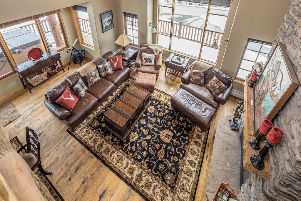 Enjoy the views from the large windows | Main Level