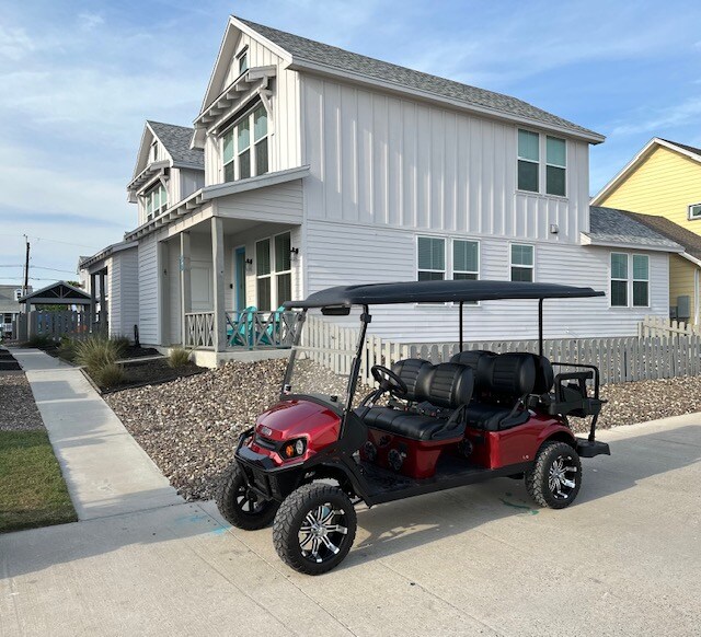 Golf Cart available to rent. Explore Port A the fun way — rent a golf cart for $120 + tax per day! (Be sure to call ahead to reserve.)