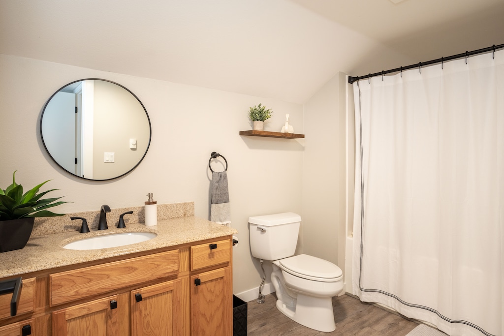This bathroom has everything you need | Upper Level