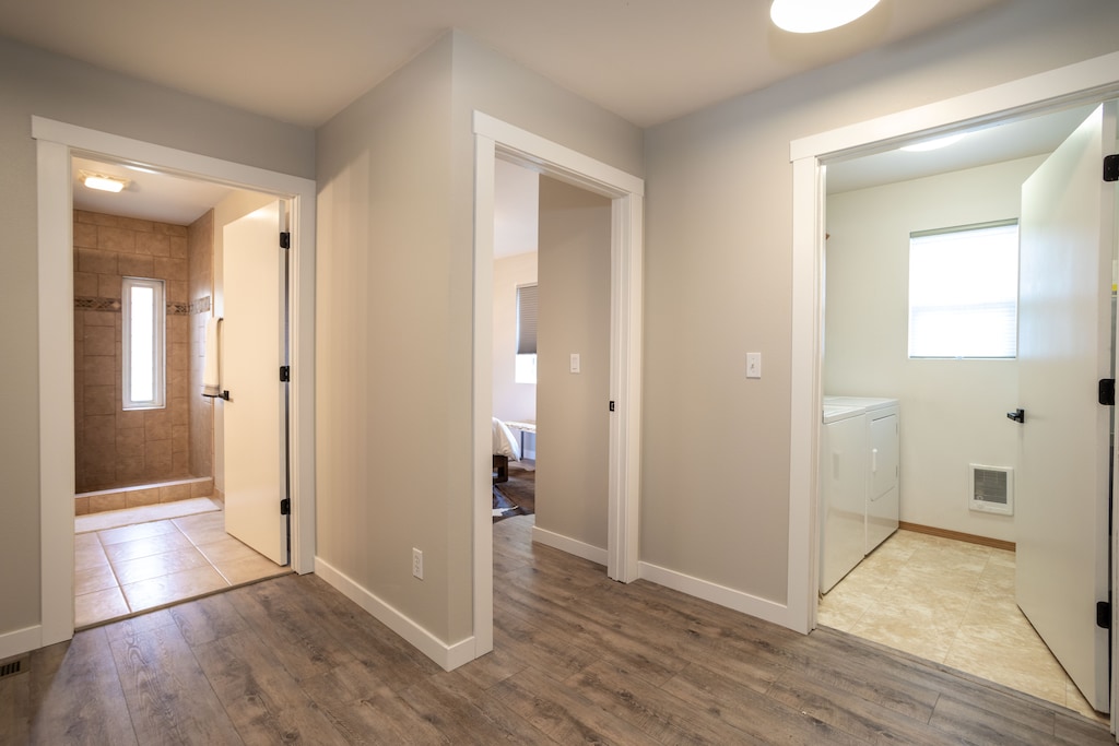 Enjoy in-unit laundry | Main Level