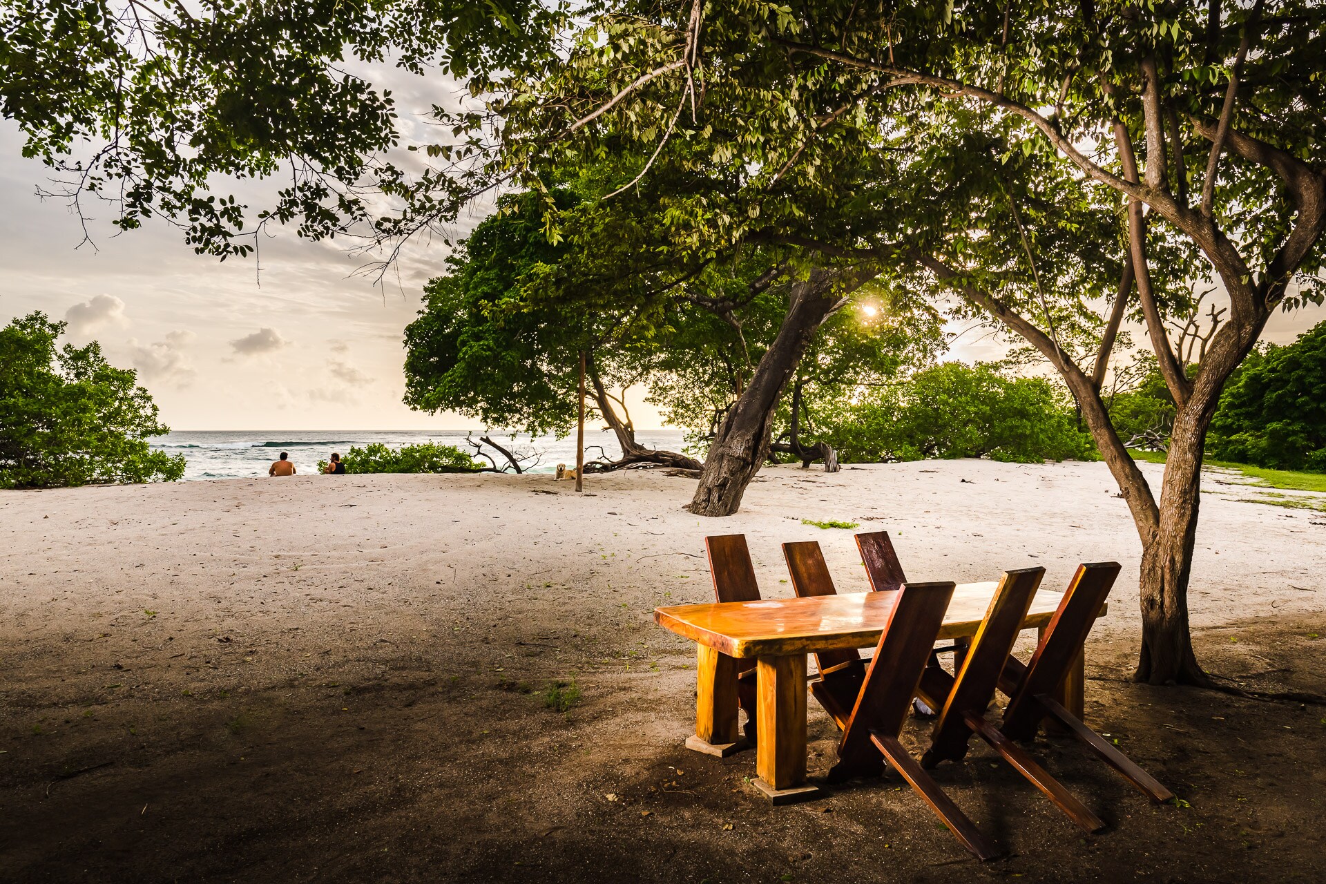 Have your dinner on the beach